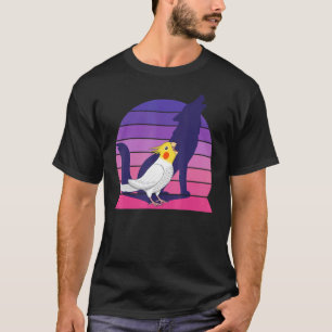 Retro Parrot I Howling Wolf I Screaming Lutino Coc T-shirt