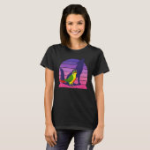 Retro Parrot I Howling Wolf I Screaming Yellow sid T-shirt (Voorkant volledig)