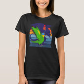 Retro Parrot I Winged Dragon I Oranje winged Amazo T-shirt (Voorkant)