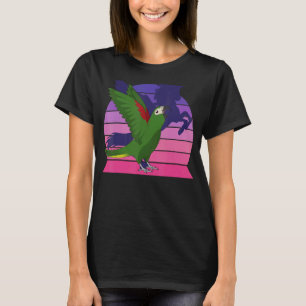 Retro Parrot I Winged Unicorn I Hahn's Macaw 1 T-shirt