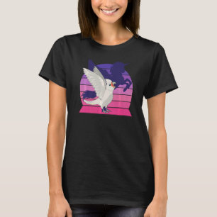 Retro Parrot I Winged Unicorn I Screaming Goffin's T-shirt