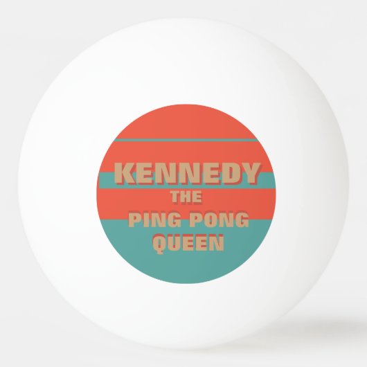 Retro partij moderne stijlvolle douane pingpongbal (Voorkant)