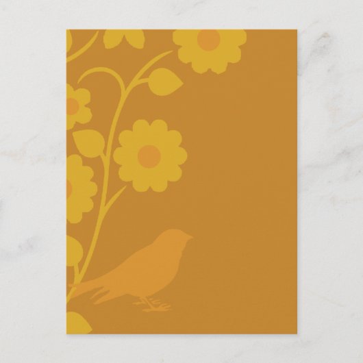 Retro Partridge Briefkaart (Voorkant)