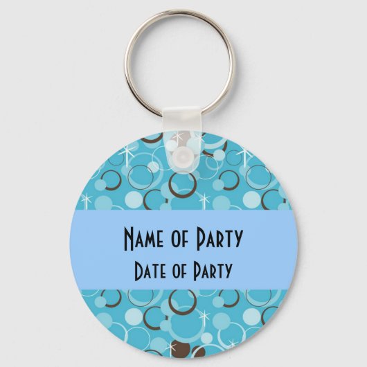 Retro Party Favors Sleutelhanger (Voorkant)