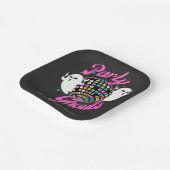 Retro Party Ghouls Halloween Ghosts Papieren Bordje (Gebogen)