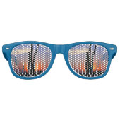 Retro Party Shades Cactus Desert Sunbril Retro Zonnebril (Voorkant)
