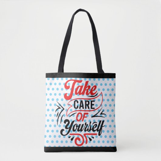 Retro Pas goed op Tote Bag (Voorkant)