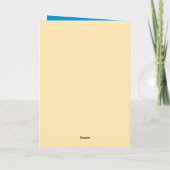 retro  Pasen bericht toevoegen Feestdagen Kaart (Achterkant)