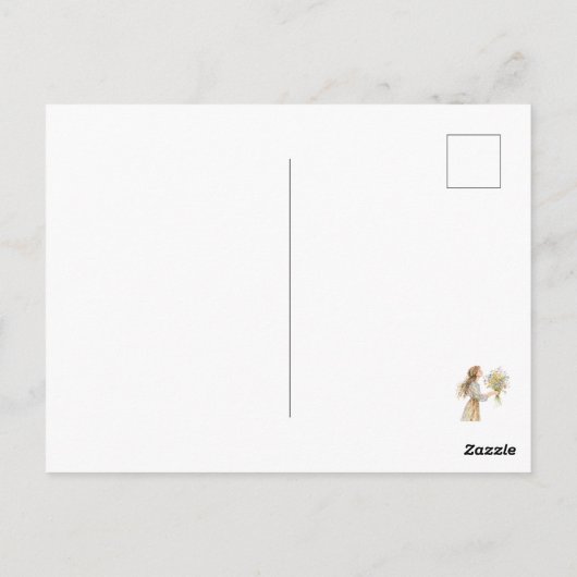 Retro Pasen Briefkaart (Achterkant)