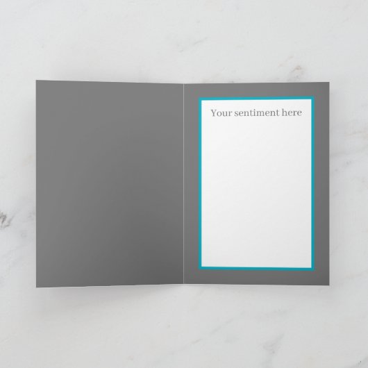 Retro Pasen voegt sentiment toe Feestdagen Kaart (Binnen)