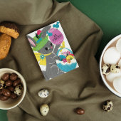 Retro  Pasen voegt sentiment toe Feestdagen Kaart