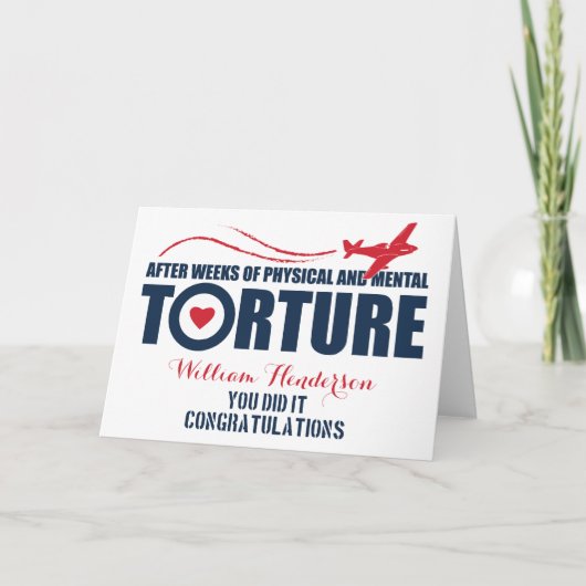 Retro Passing Out Parade | Britse Raf Kaart (Voorkant)