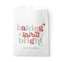 Retro Pastel Baking Spirit's Bright Christmas