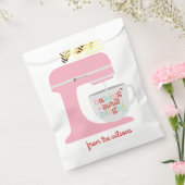 Retro Pastel Baking Spirit's Bright Christmas Favo Bedankzakje (Gezegeld)