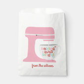 Retro Pastel Baking Spirit's Bright Christmas Favo Bedankzakje (Voorkant)