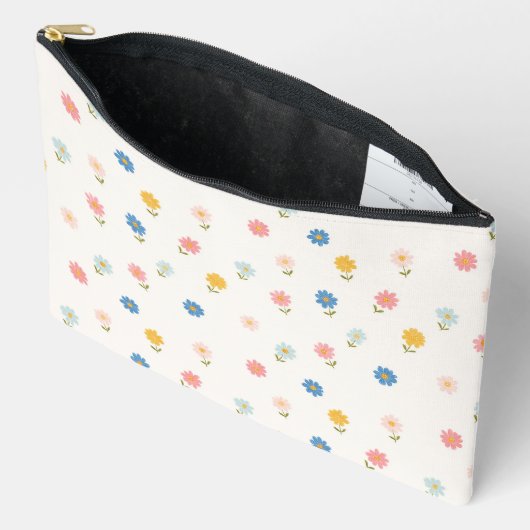 Retro Pastel Bloem Baby Etui (Open)