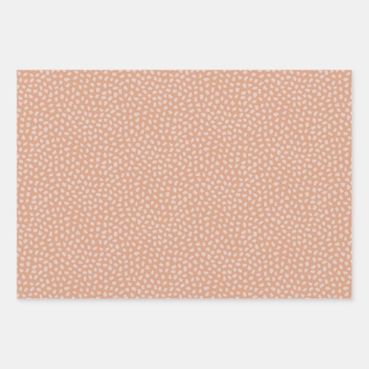 Retro pastel boho wrapping paper for Christmas (Voorkant 2)