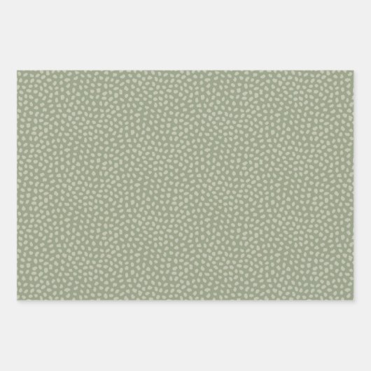 Retro pastel boho wrapping paper for Christmas (Voorkant)