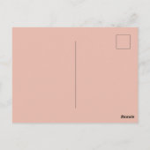 Retro Pastel Callcenter Mode Briefkaart (Achterkant)