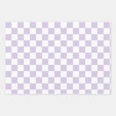Retro Pastel Checkered Pattern Inpakpapier Vel (Voorkant 2)