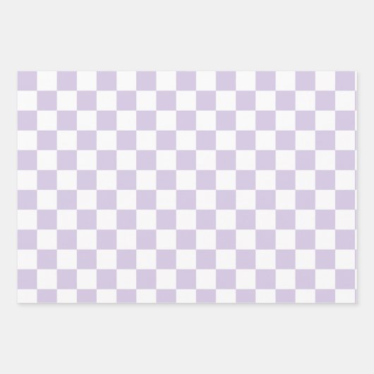 Retro Pastel Checkered Pattern Inpakpapier Vel (Voorkant 2)
