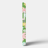 Retro Pastel Daisy Flowers met pokadots Case-Mate iPhone Case (Achterkant / Links)