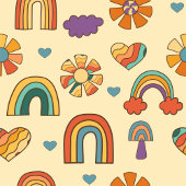 Retro Pastel Deken Funky 70s Gezellig Comfort