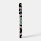 Retro Pastel Floral Mandala Symmetry iPhone Hoesje (Linkerkant)