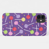 Retro Pastel gekleurd Snoep Lollipops Paars Case-Mate iPhone Case (Achterkant (horizontaal))