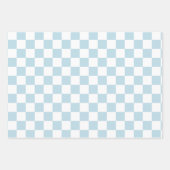 Retro Pastel Geruite Patroon Inpakpapier Vel (Voorkant 3)