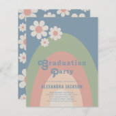 Retro Pastel Graduation Party (Voorkant / Achterkant)