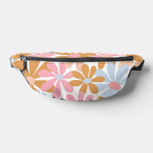 Retro Pastel Groovy Madeliefjes Bloem Patroon Heuptasje