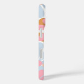 Retro Pastel Groovy Madeliefjes Bloemmotief Case-Mate iPhone Case (Achterkant / Rechts)