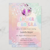 Retro pastel in haar moeder era Baby shower uitnod Kaart (Voorkant / Achterkant)