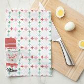 Retro Pastel Kerstmis | Baking Spirits Bright Theedoek (Quarter Fold)