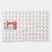 Retro Pastel Kerstmis | Baking Spirits Bright Theedoek (Horizontaal)