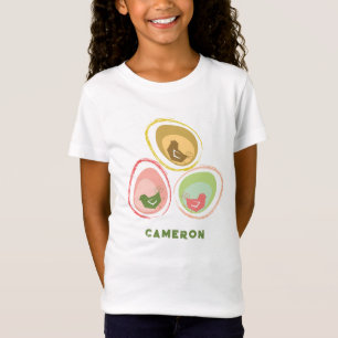 Retro Pastel Kuikens Chic Schattig Zoete Pasen Eie T-shirt