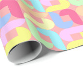 Retro Pastel Lussen  Cadeaupapier (Rol Hoek)