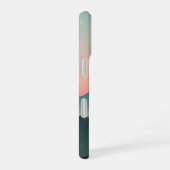 Retro Pastel Mountain Dawn iPhone 16 Hoesje (Rechterkant)