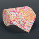 Retro Pastel Pink Paisley Pattern Stropdas<br><div class="desc">Deze retro gestileerde stropdas is voorzien van een ingewikkeld paisleypatroon met tinten roze,  perzikkleurig,  waterblauw en lichtgroen,  ontworpen door een wereldberoemde kunstenaar © Tim Coffey.</div>