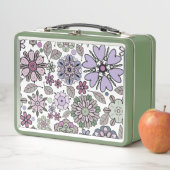 Retro Pastel Pink Purple Floral Seamless Pattern (In situ)