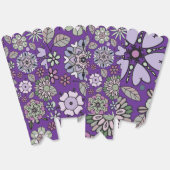 Retro Pastel Pink Purple Floral Seamless Pattern Bedankdoosjes (Ongevouwen)