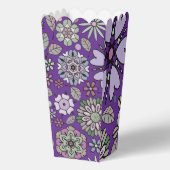 Retro Pastel Pink Purple Floral Seamless Pattern Bedankdoosjes (Voorkant)