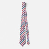 Retro Pastel Polka Dot Pattern Trendy Stropdas (Voorkant)