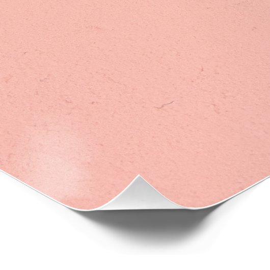 Retro Pastel Poolside Escape Metal Poster (Hoek)