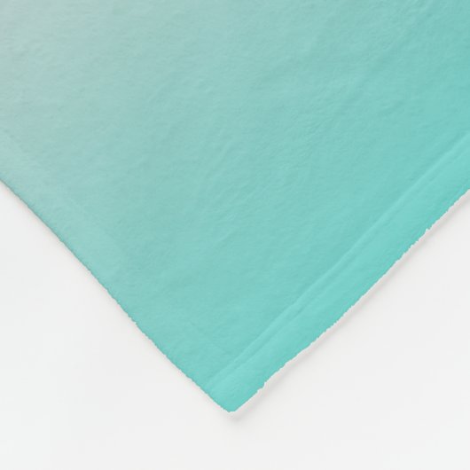 Retro Pastel Roze Gradiënt Unieke Bruiloft Custom Fleece Deken (Hoek)