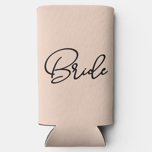 Retro Pastel Roze Rodeo Bachelorette Bruid Seltzer Blikjeskoeler (Achterkant)