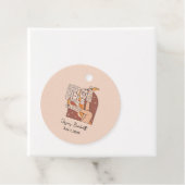 Retro Pastel Roze Rodeo vrijgezellenfeest Bedankjes Labels (In situ)