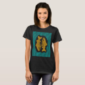Retro Pastel Sardines Coquette T-shirt (Voorkant volledig)