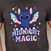 Retro Pastelcore Cute Halloween Bat & Checkerboard Tri-Blend Shirt